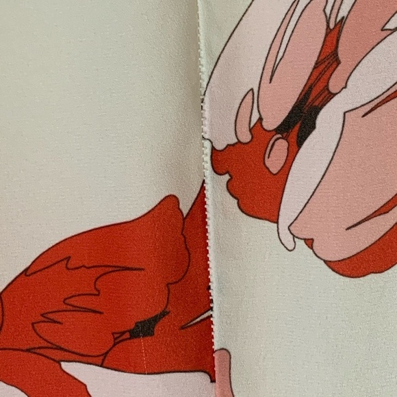 Sweet Pea for New York & Compay by Stacy Frati floral sheer tunic top Medium - Picture 9 of 10